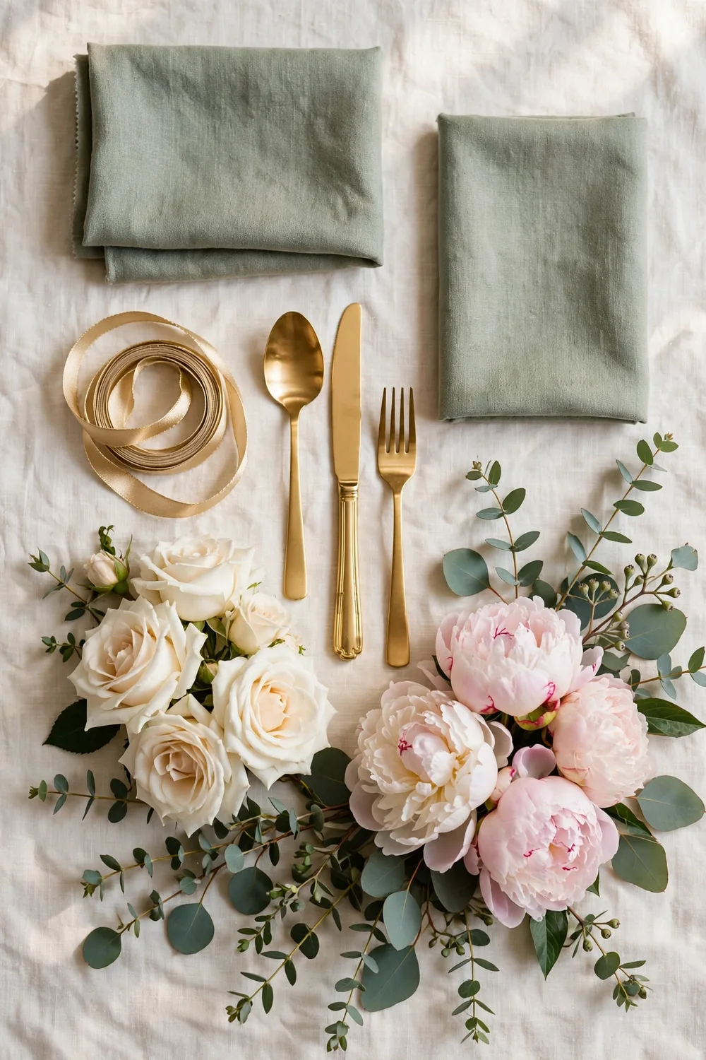 25 Sage Green and Gold Wedding Palettes That Photograph Beautifully